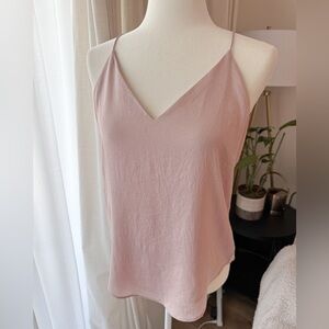 Express Elegant Pink Spaghetti Strap Top